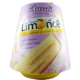 Bauli Pandoro Crema di Limonce "Pandoro Hefekuchen mit Zitronencremefüllung", 750 g