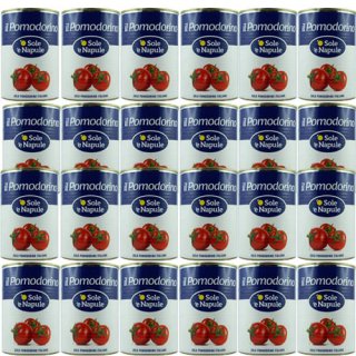 24 x O Sole e Napule il Pomodorino "Kirschtomaten, Cherrytomaten", 400 g