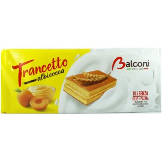 Balconi Trancetto albicocca "Bisquitkuchen mit Aprikosencremefüllung", 280 g