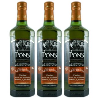 3x Pons Olivenöl Extra Vergine Selecció Familiar "Arbequina", 750 ml