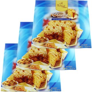 3x Il Vecchio Forno Colomba Classica "Italienischer Osterkuchen" mit Mandeln & kandierten Früchen, 900 g
