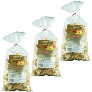 3x Patatas Fritas Marisa tiritas de jamon Serrano "Schinkenstreifen Chips aus Serrano Schinken", 150 g