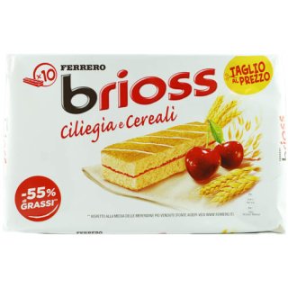 Ferrero Kinder Ciliegia e Cereali "Brioss" Küchlein mit Kirsche und Getreide, 10 x 28 g