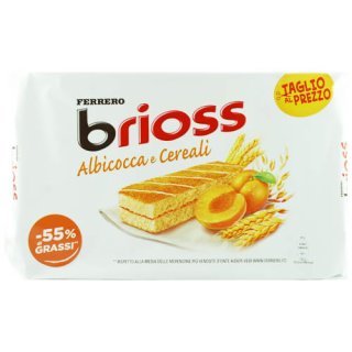 Ferrero Kinder Albicocca e Cereali "Brioss" Küchlein mit Aprikose und Getreide, 10 x 28 g