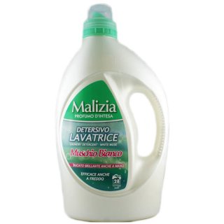 Malizia Detersivo Lavatrice Waschmittel "Muschio Bianco", 1820 ml