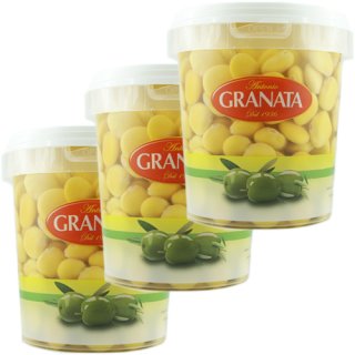 3x Granata Lupini Salati "Lupinen in Salzlake" gesalzene Lupinen,  500 g