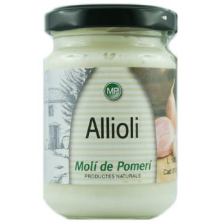 Molí de Pomerí Allioli mit Olivenöl "Aioli Knoblauchmayonnaise", 140 g