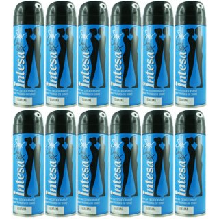 12x Intesa Unisex-Parfum Deodorant "GUARANA", 125 ml