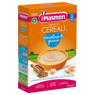 Plasmon Crema di Cereali Semolino di grano "Weizengrieß Creme", 230 g