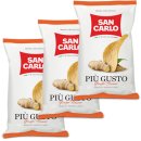 3x San Carlo Chips Piu Gusto Ginger Flavour...