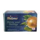 Meßmer detox your feelings Brennnessel Grüner Tee 20 Teebeutel (40g Packung)
