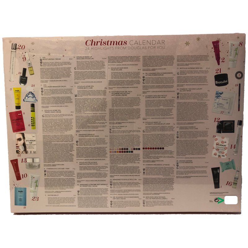 Douglas Adventskalender 2019 - 24 Beauty Highlights