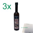 Wiberg Erdnussöl kaltgepresst 3er Pack (3x0,5l Flasche) + usy Block