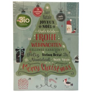 dm Bio Schokokugel Adventskalender "Frohe Weihnachten" (70g)