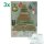 dm Bio Schokokugel Adventskalender "Frohe Weihnachten" 3er Set (3x70g) + usy Block