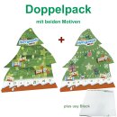 kinder Happy Moments Mini Mix Adventskalender Doppelpack (2x135g) + usy Block
