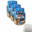 Podravka Lino Lada Milch Milch-Creme mit Haselnüssen 3er Pack (3x400g Glas) + usy Block