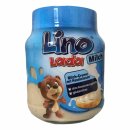 Podravka Lino Lada Milch Milch-Creme mit Haselnüssen 3er Pack (3x400g Glas) + usy Block