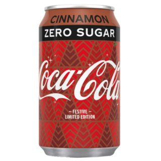 Coca Cola Zero Cinnamon (12x0,33l Dose Zimt Coke Zero)