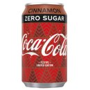 Coca Cola Zero Cinnamon (12x0,33l Dose Zimt Coke)