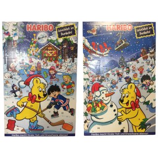 Haribo Adventskalender 2er Pack (2 St, beide Motive 2x300g)