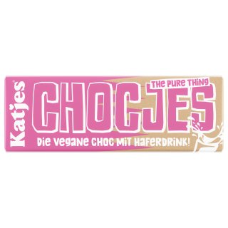 Katjes Chocjes Original vegane Schokolade mit Haferdrink (50g Tafel)