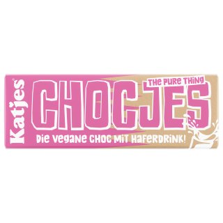 Katjes Chocjes Original vegane Schokolade mit Haferdrink (50g Tafel)