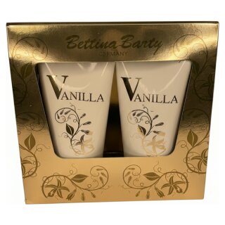 Bettina Barty Vanilla Shower Gel & Body Lotion Geschenkset (2x150ml Flasche)