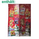 Trolli Adventskalender "Wurm" (460g, beidseitig bedruckt) + usy Block