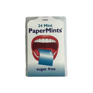 PaperMints Cool Mint Strips Fresh Breath Sugarfree (24St Minzblättchen)