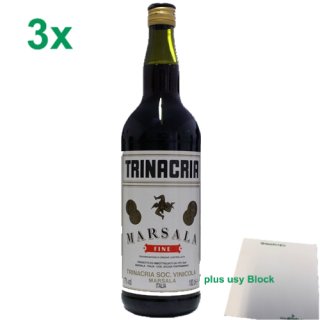 Trinacria Marsala "Fine" 3er Pack (3x1000ml) + usy Block