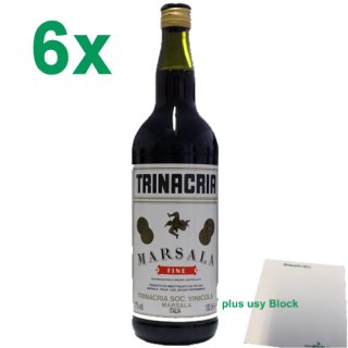 Trinacria Marsala "Fine" 6er Pack (6x1000ml) + usy Block