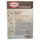 Dr. Oetker Weisswein Creme (1kg Packung) + usy Block