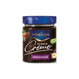 Mövenpick Dunkle Creme Nuss & Kakao (300g Glas)