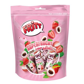 Fritt Superfrucht Minis Litschi & Erdbeer (140g)