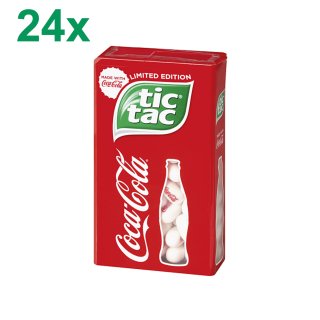 tic tac Coca Cola Limited Edition 24er Pack (24x49g Packung)