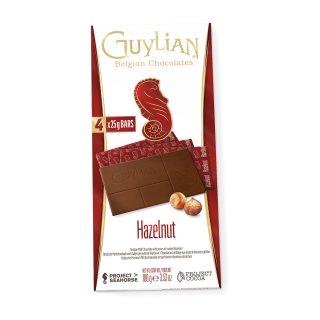 Guylian Belgian Chocolates Hazelnut (100g Schokoladentafel mit Haselnüssen)