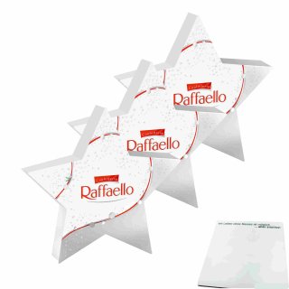 Ferrero Raffaello Weihnachtsstern (3x140g Geschenkbox) + usy Block