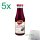 Göbber Schwarze Johannisbeere Getränkesirup 5er Set (5x0,5l Glasflasche) + usy block