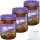 milka Haselnusscreme Brotaufstrich 3er Pack (3x600g Maxi Glas) + usy Block