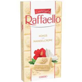 Ferrero Schokolade Raffaello Kokos und Mandelcreme (90g Tafel)