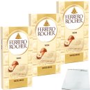 Ferrero Schokolade Rocher Haselnuss Weiss 3er Pack (3x90g...