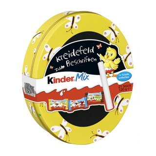 Ferrero kinder Mix Ostern Blechdose 2020 gelb (120g)