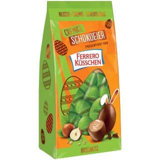 Ferrero Küsschen Cremige Schokoeier mit Haselnuss