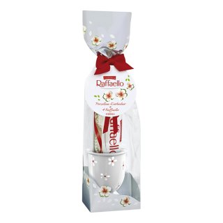 Ferrero Raffaello Eierbecher + 4 Pralinen Geschenktüte (40g Packung)