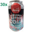 Jumbo Cola Coconut Flavour 0% sugar Limited Edition (30x0,33l Dose Kokosnuss-Cola ohne Zucker)