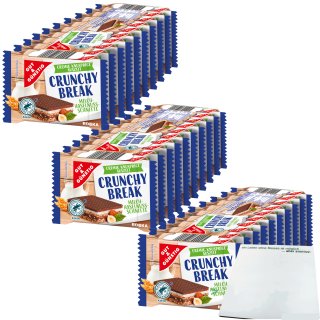 G&G Crunchy Break 3x10x25g + usy Block (Milch-Haselnuss-Schnitte)