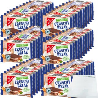 G&G Crunchy Break 6x10x25g + usy Block (Milch-Haselnuss-Schnitte)