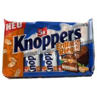 Knoppers Riegel Erdnussriegel (5x25g Packung)