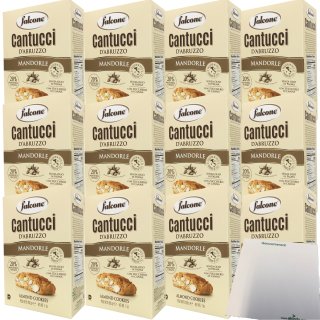 Falcone Cantuccini alla Mandorla "Mandelgebäck" 12er Pack (12x200g) + usy Block